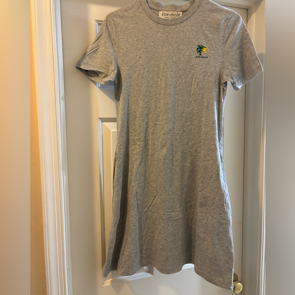 être cécile Gray T-Shirt Dress